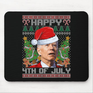 Kerstman Joe Biden Gelukkig 4 juli Hulpje Lelijke Muismat