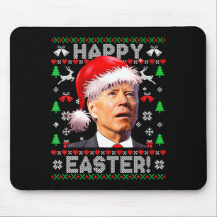 Kerstman Joe Biden Gelukkig Pasen Lelijk Kerst T S Muismat