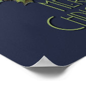 kerstman Jolly Poster (Hoek)