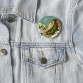 Kerstman - Joyeux Noel Ronde Button 5,7 Cm (In situ)