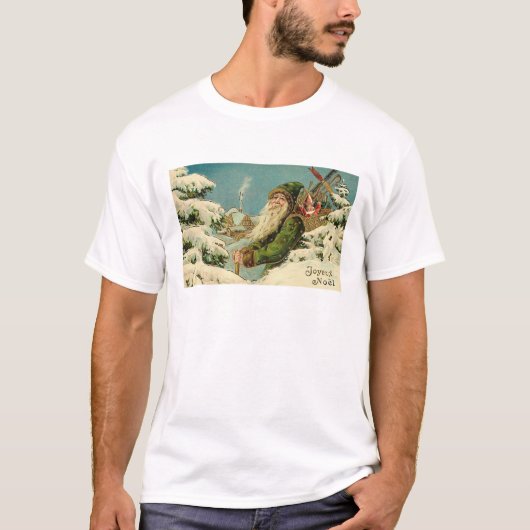  Kerstman - Joyeux Noel T-shirt (Voorkant)