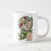 Kerstman Jumbo Mok Vintage (Rechts)