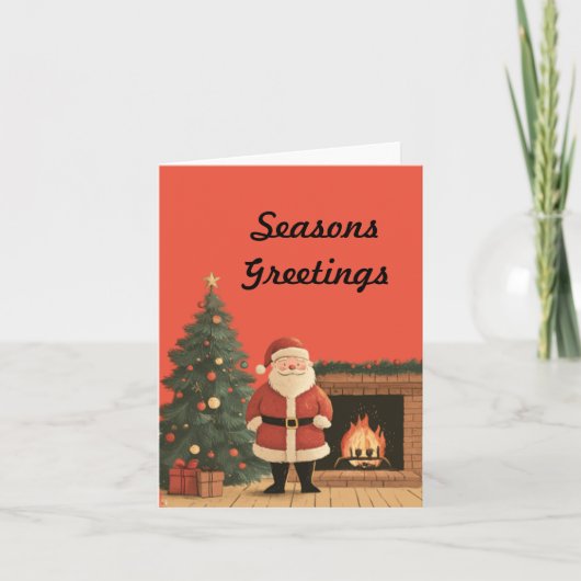 kerstman kaart (Voorkant)