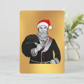 Kerstman Kaart (Staand voorkant)