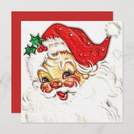 Kerstman Kaart (Voorkant / Achterkant)