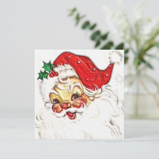 Kerstman Kaart (Staand voorkant)