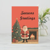 Kerstman Kaart (Staand voorkant)