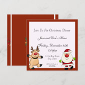 kerstman kaart (Voorkant / Achterkant)