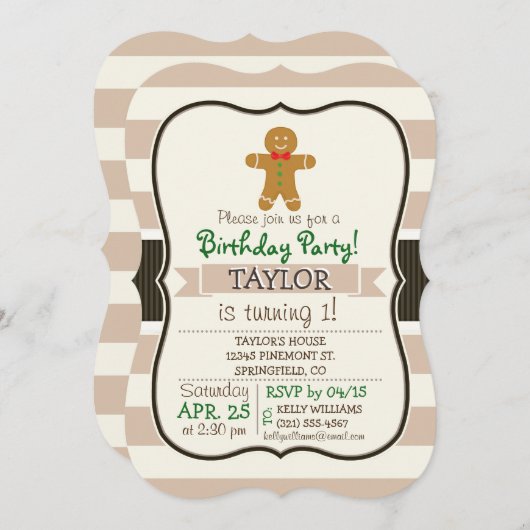 kerstman kaart (Voorkant / Achterkant)