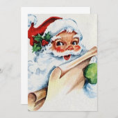  kerstman kaart (Voorkant / Achterkant)