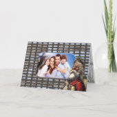 Kerstman Kaart Classic Foto (Voorkant)