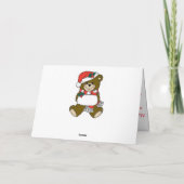 Kerstman, Kaart en rendier (Achterkant)