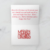 Kerstman, Kaart en rendier (Binnen)