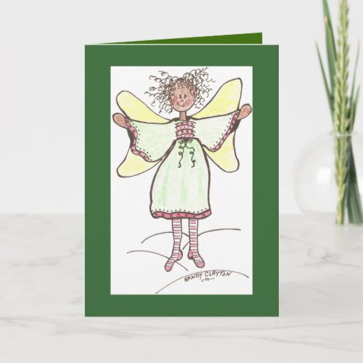 Kerstman Kaart/Verlosser Feestdagen Kaart (Voorkant)