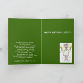 Kerstman Kaart/Verlosser Feestdagen Kaart (Binnen)