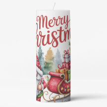 Kerstman Kabouter Kaars