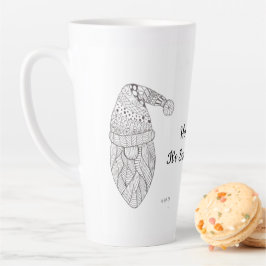 Kerstman Kabouter Kerstmug Latte Mok