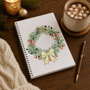 Kerstman Kabouter met Geschenk Notitieboek