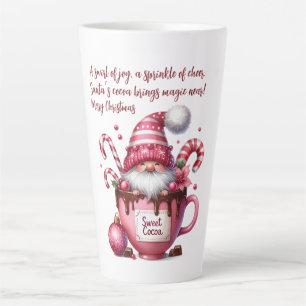 Kerstman Kabouter met Zoete Cacao Latte Mok