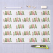 Kerstman Kabouter Ontwerp 5 Tissuepapier (Craft)