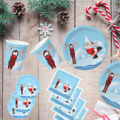 Kerstman kan geen Schaats van kerstfeest Papieren Bekers