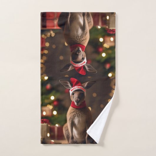 Kerstman Kangaroo, Handdoek (Handdoek)