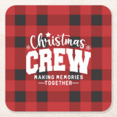 kerstman kartonnen onderzetters (Voorkant)