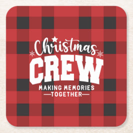 kerstman kartonnen onderzetters