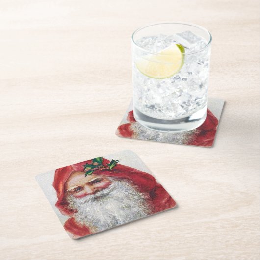 kerstman kartonnen onderzetters (Insitu)