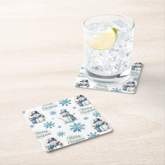 Kerstman Kartonnen Onderzetters (Insitu)