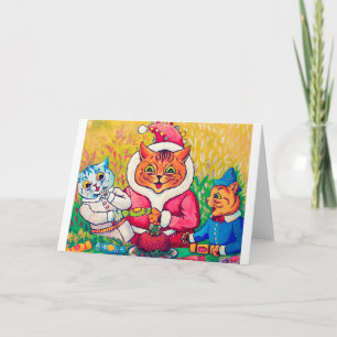 Kerstman Kat, Louis Wain Kaart