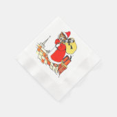 Kerstman Kat, Louis Wain Servet (Hoek)