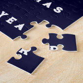 Kerstman Kayakt Legpuzzel (Zijkant)