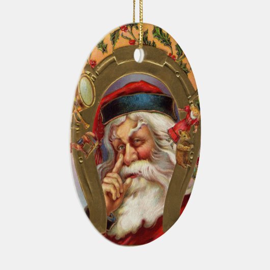  kerstman keramisch ornament (Rechts)