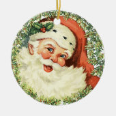  kerstman keramisch ornament (Voorkant)