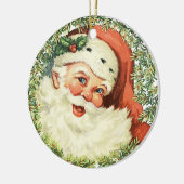  kerstman keramisch ornament (Links)