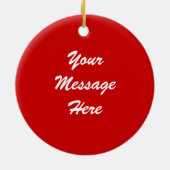 kerstman keramisch ornament (Achterkant)