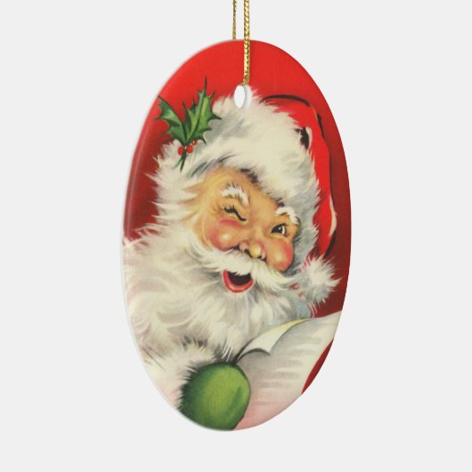  kerstman keramisch ornament (Rechts)