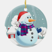 Kerstman Keramisch Ornament (Achterkant)