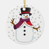 Kerstman Keramisch Ornament (Voorkant)