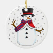 Kerstman Keramisch Ornament (Achterkant)