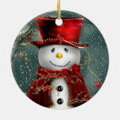 Kerstman Keramisch Ornament (Achterkant)