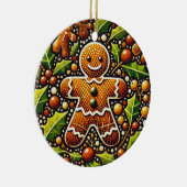 kerstman keramisch ornament (Rechts)