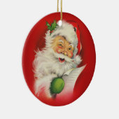 kerstman keramisch ornament (Rechts)