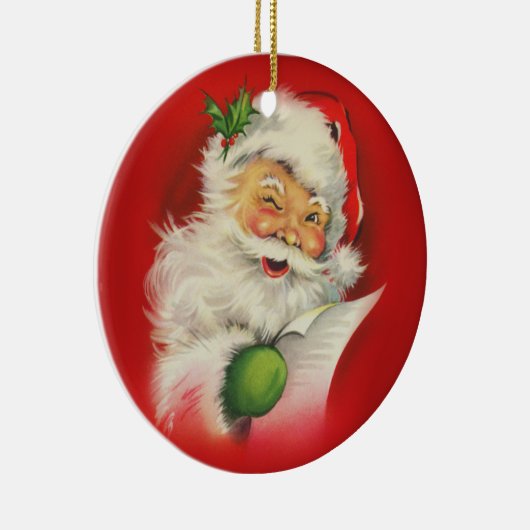  kerstman keramisch ornament (Rechts)