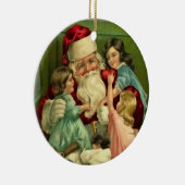 kerstman keramisch ornament (Rechts)