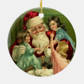 kerstman keramisch ornament (Achterkant)