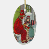 kerstman keramisch ornament (Rechts)