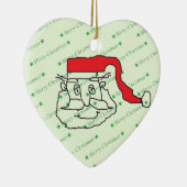 Kerstman Keramisch Ornament (Rechts)