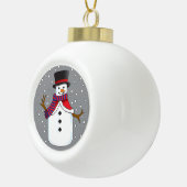 Kerstman Keramische Bal Ornament (Rechts)